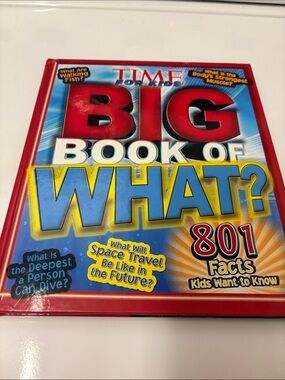 4/$20 Big Book of What? TIME for kids 801 facts kids want to know